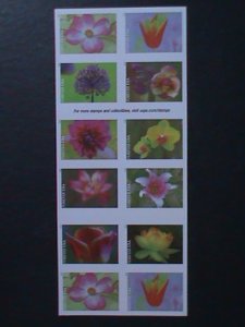 ​UNITED STATES- GARDEN BEAUTY-LOVELY FLOWERS-FOREVER MNH BOOKLET VERY FINE