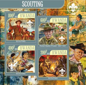 Stamps. Scouts 2023 year 1+1 sheets perforated  NEW