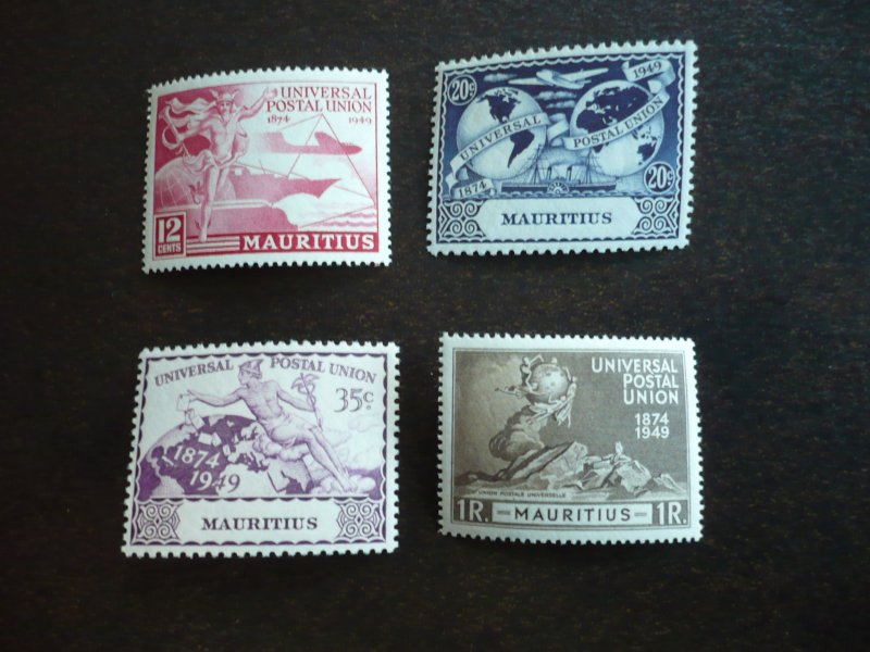 Stamps - Mauritius - Scott# 231-234 - Mint Never Hinged Set of 4 Stamps