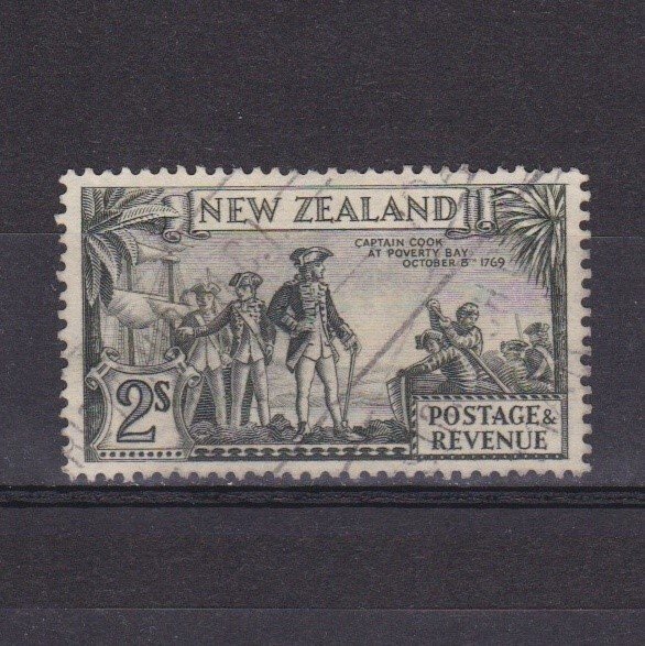 NEW ZEALAND 1935, SG# 569, CV £55, Perf 14×13½, Capt. Cook, Used