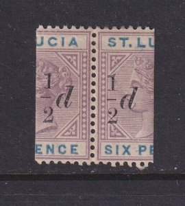 St. Lucia, Scott 41 (SG 54), MLH pair