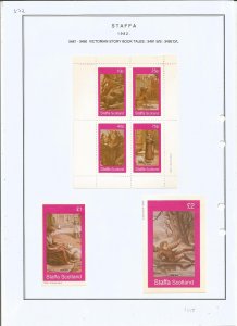 STAFFA - 1982 - Victorian Tales - Sheets - Mint Light Hinged -Private Issue