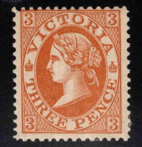 Victoria Scott 198 MH* collectors mark on back