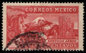 Mexico #C81b Eagle Man & Popocatepelt Volcano; Used