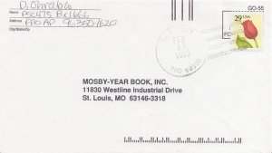 United States Fleet Post Office 29c Tulip 1993 U.S. Navy, FPO 96350 Naval Hos...