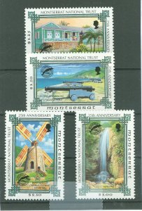 Montserrat #878-881  Single (Complete Set)