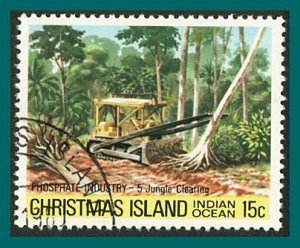 Christmas Island 1980 Phosphate Industry 2, 15c used #99,SG126