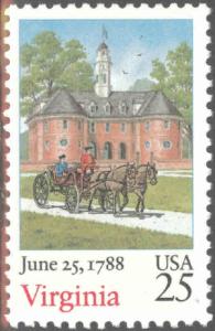 USA Scott 2345 MNH** Virginia statehood,