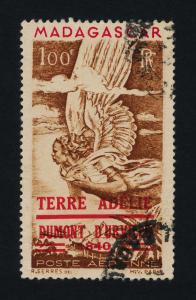 Malagasy C54 used - Allegory of Air Mail, Terre Adele o/p
