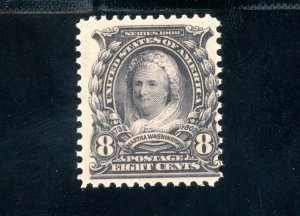 USAstamps Unused FVF US 1902 Martha Washington Scott 306 OG MNH