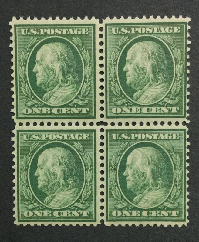 MOMEN: US #331 BLOCK MINT OG NH #24823