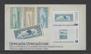 GRENADA GRENADINES #269 1978 HISTORY OF AVIATION MINT VF NH O.G S/S