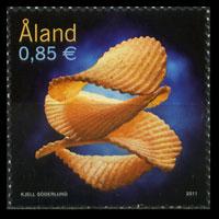 ALAND IS. 2011 - Scott# 318 Potato Chips Set of 1 LH