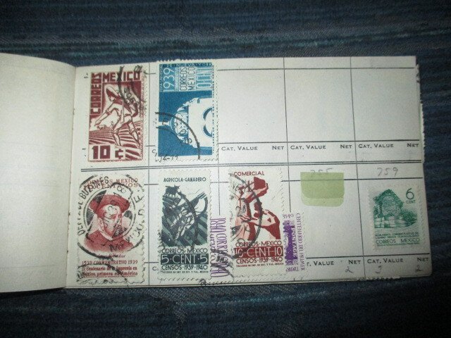 MEXICO COLLECTION IN APPROVAL BOOK