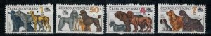 Czechoslovakia 1990 MNH Specimen Stamps Scott 2796-2799 Dogs