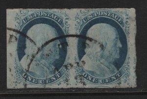 9 Pair VF-XF used neat cancel with nice color cv $ 210 ! see pic !
