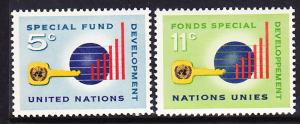 137-38 United Nations 1965 Special Fund MNH