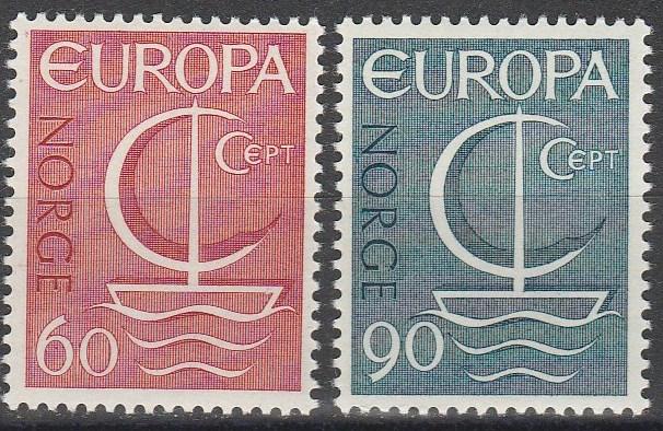 Norway #496-7 F-VF Unused CV $5.00  (C7161)