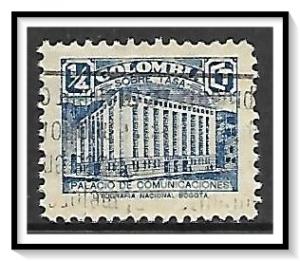 Colombia #RA3 Postal Tax Used