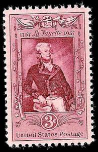 # 1097 MINT NEVER HINGED LAFAYETTE BICENTENARY