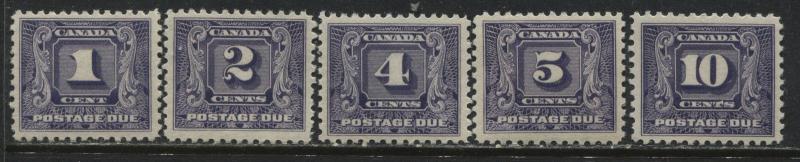 Canada 1930-32 Postage Dues complete set unmounted mint NH 