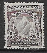 NZ 1898 1/2p Mint (NH) Mt Cook