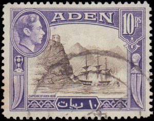 Aden #27a, Incomplete Set, 1939-1948, Used