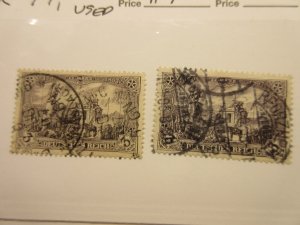 GERMANY  Scott  77, 77c  USED  Lot10*  Cat $919