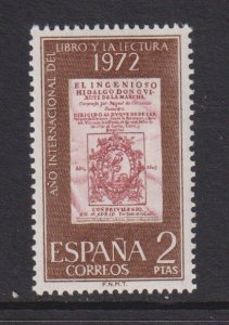 Spain  #1703  MNH  1972  stamp day Don Quixote title page
