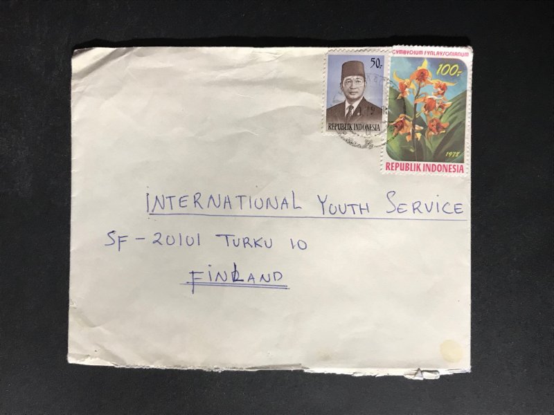 Indonesia #780//B242 Cover to Finland (1970-1999) Cover #7106