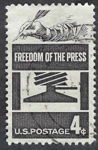 United States #1119 4¢ Freedom of the Press (1958). Used.
