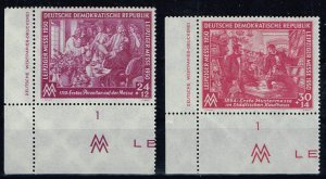 DDR 1950, Sc.#B15-6 MNH, Spring Fair Leipzig