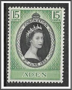 Aden #47 Coronation Issue MH
