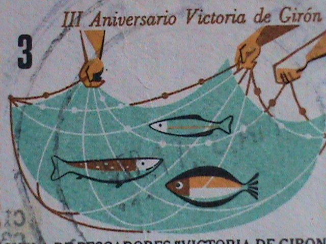 ​CUBA-1964-SC#826  3RD ANNIVERSARY-BAY OF PIGS INVASION USED VERY FINE