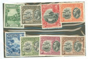 Grenada #114a-116a/117-121 Unused Single (King)