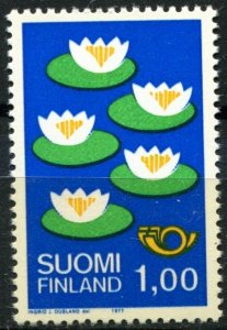 Finland Sc#594 MNH, 1m ultra & multi, Norden 1977 (1977)