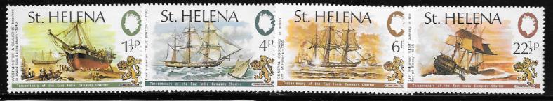 St. Helena 279 - 82 mnh 2013 SCV $3.50 ships