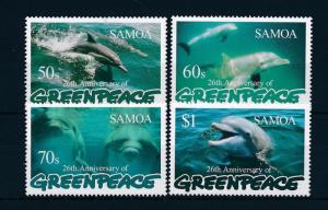 [49027] Samoa 1997 Marine life Dolphins Greenpeace MNH