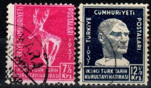 Turkey #783-4 F-VF Used CV $11.25 (X6714)