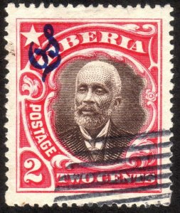 1909, Liberia 2c, Used, Sc O60