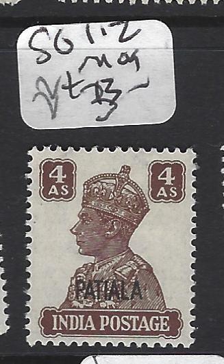 INDIA  PATIALA   (PP2408B)   KGVI   4 A  SG 112    MOG