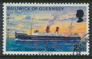 Guernsey SG 80  SC# 77 Mail Packet Boats  First Day of issue cancel see scan