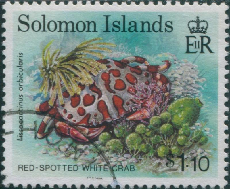 Solomon Islands 1993 SG764 $1.10 Red-spotted White Crab FU