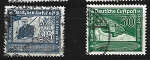 Germany Sc # C59-60 used