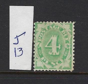 AUSTRALIA SCOTT #J13- 4P - 1902-04 POSTAGE DUES-  MINT HINGED