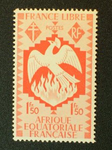 French Equatorial Africa Scott #149 unused