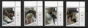 South Georgia MACARONI WWF Set 2017 Set  MNH.