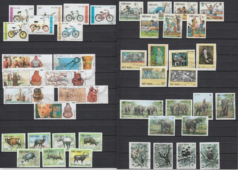 YS-B789 VIETNAM - Animals, Sport, Bycicles, Soccer, Pottery Used