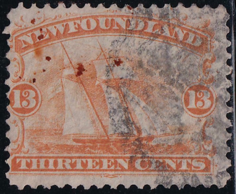 New Foundland 1865-1894 SC 30 Used 