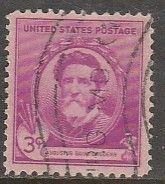 U.S. 886, FAMOUS AMERICANS ISSUE. USED, F. (752)